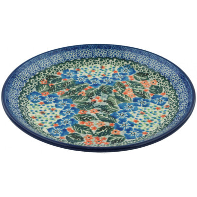 Étoile bleue 8 po avec poterie polie