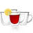 JoyJolt Serene Double Wall Coffee Mugs, 7.4oz.