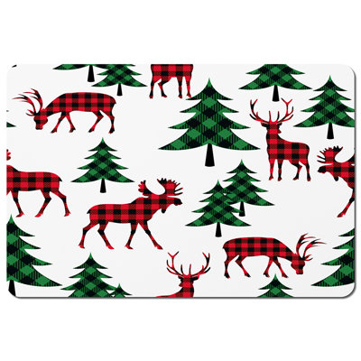 Downey Polyester Coated Hardwood, Polyester, Wood Rectangle Placemat