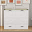 Lit escamotable double avec station de charge-1479401784