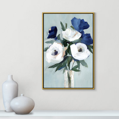 «The Day I Met You» - Cadre flottant, reproduction d'art sur toile