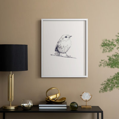 «Vintage Animal Print», reproduction encadrée en bois massif