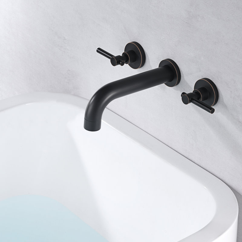 2 Handle Bathroom Bath Faucet, Oil Rubbed Bronze