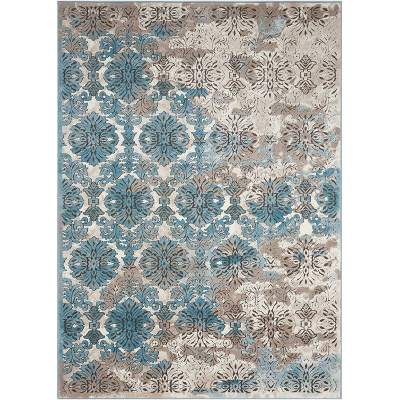 Grachan Abstract Indoor Rug, Rectangle 9'3" x 12'9"