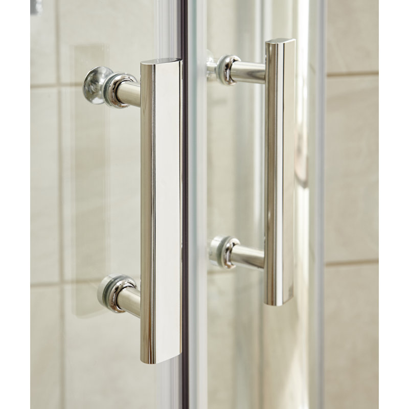 Pacific D Shape Enclosure with Tray – 1050 x 950 mm