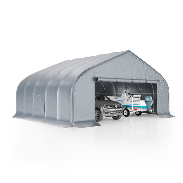 Heavy Duty Anti-Snow Carport with Spacious Aluminum Frame