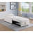 Convertible Chair In White With And Seatback Modern Function