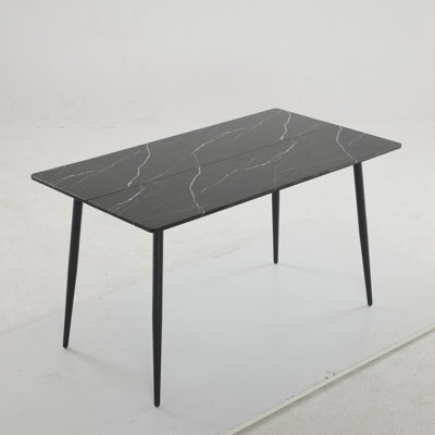 Table de salle à manger rectangulaire L 29,92 po x l 47,24 po Kumasi
