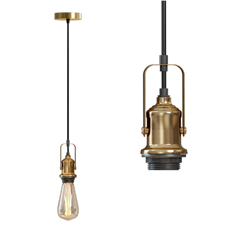 Amneet 1 - Light Pendant, Yellow Brass