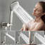  Système de douche complet rond 10 po avec valve brute et douche à main-73566711