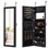 Wall and Door Jewellery Cabinet with Mirror