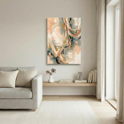 Ensemble de 1 tableau abstrait sur toile