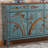 American Vintage Shoe Cabinet Side Cabinet 21 Pair Shoe Storage Cabinet