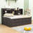 Shavada Twin Size Wooden Daybed with Built-in Bookshelves,Storage Drawers and Twin Trundle-1115464157