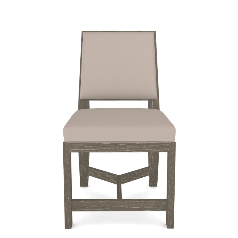 Thom Filicia Home Upholstered Back Side Chair, Hampton, Jiggles Fawn