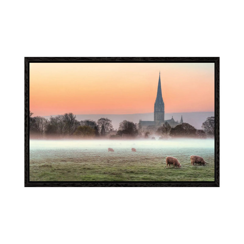Salisbury Morn by David Gardiner - Wrapped Canvas Gallery-Wrapped Canvas Giclée, 101.6 cm H x 66.04 cm W, Black Framed