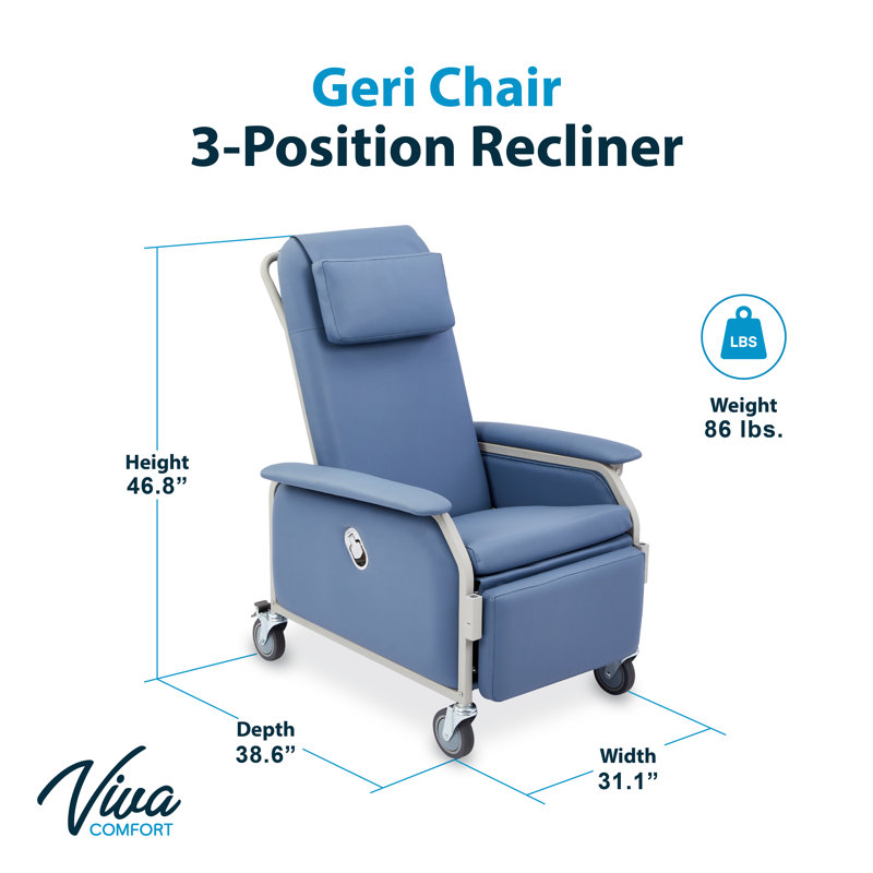Fauteuil inclinable à 3 positions Bariatric