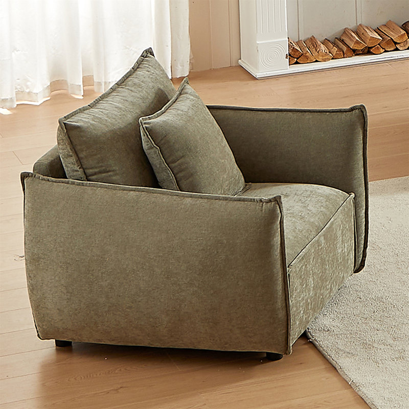 MH 44" Minimalist Sofa, Light Green