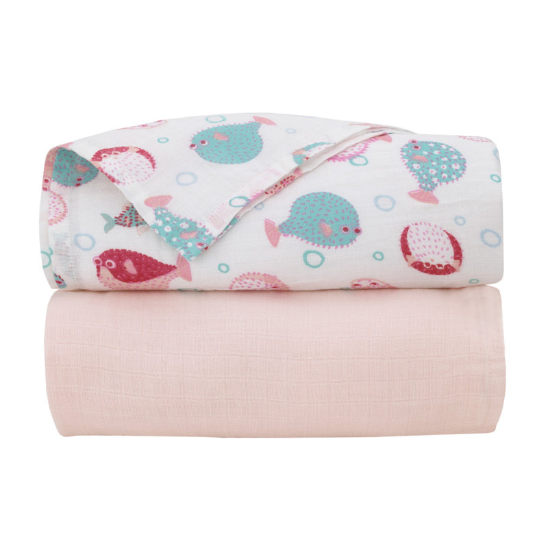 Couverture pour bébé 100% coton Brock