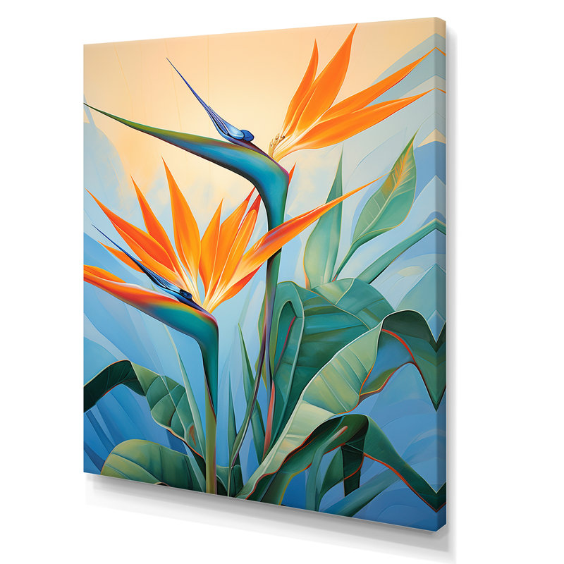 Profil de paradis, impression sur toile, H 32 po x l 16 po x P 1 po