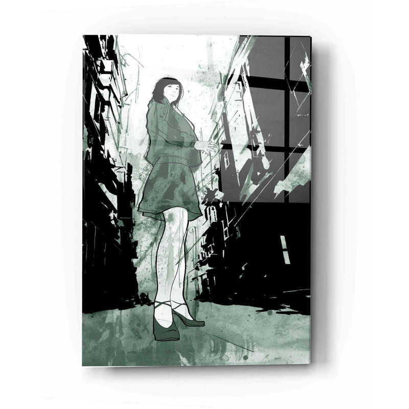 «Stray» par Jonathan Lam, art mural en verre acrylique, H 16 po x l 12 po x P 0,12 po