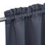 Blackout Valance Kitchen Curtain – Short Thermal Room Darkening Rod Pocket Cafe Curtain, Noise Reducing & Light Blocking – Easy Care –26"*45"*2-540633012-540633000