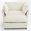 Chaise d'appoint rembourrée avec repose-pieds-170811373