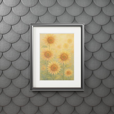 Clinger Single Picture Frame Print
