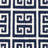 Rodgers Hand Woven Flat Weave Banana Silk/Wool/Cotton Geometric Rug in Navy/Ivory-468264034