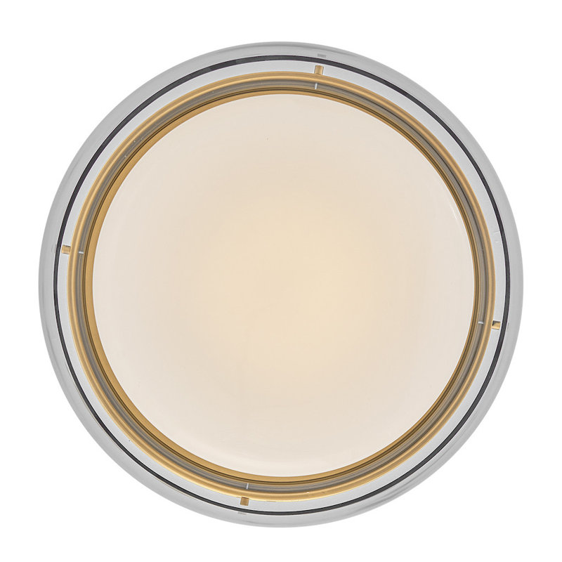 DEMI Flush Mount, Heritage Brass