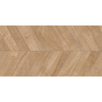 Chevron Artwood 24x48 Wood Look Matte Porcelain Tile In