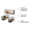 Perlas Floating Shelf and Accent Shelf