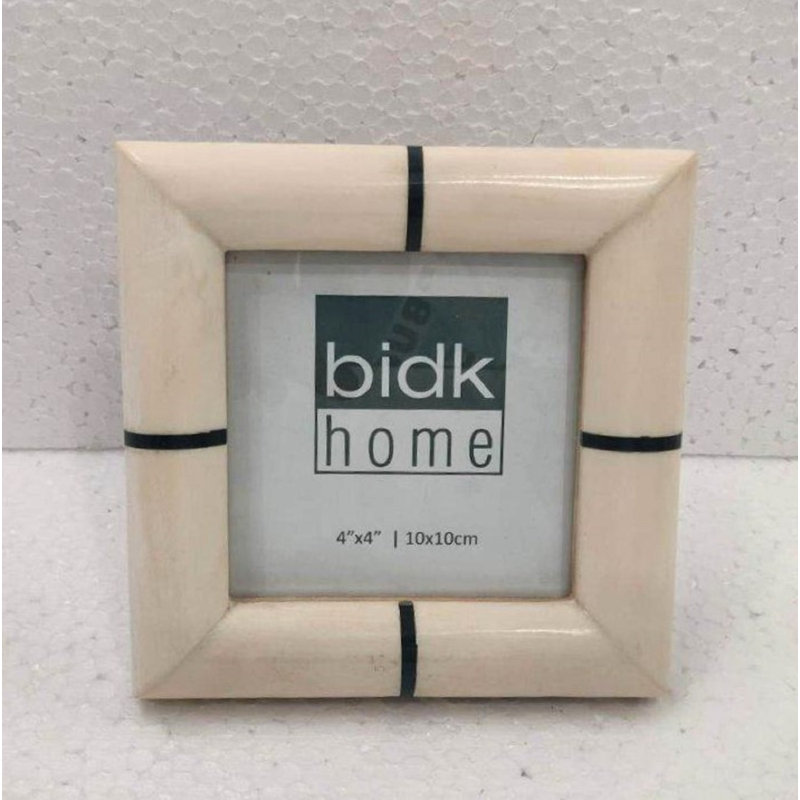 Bone Picture Frame, 4" x 4"