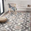 Tapis marocain gris foncé Hegwood-29830915