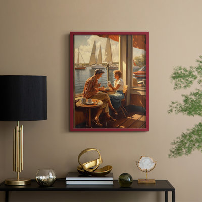 NAUTICAL Series DCXLI, reproduction encadrée - bois massif