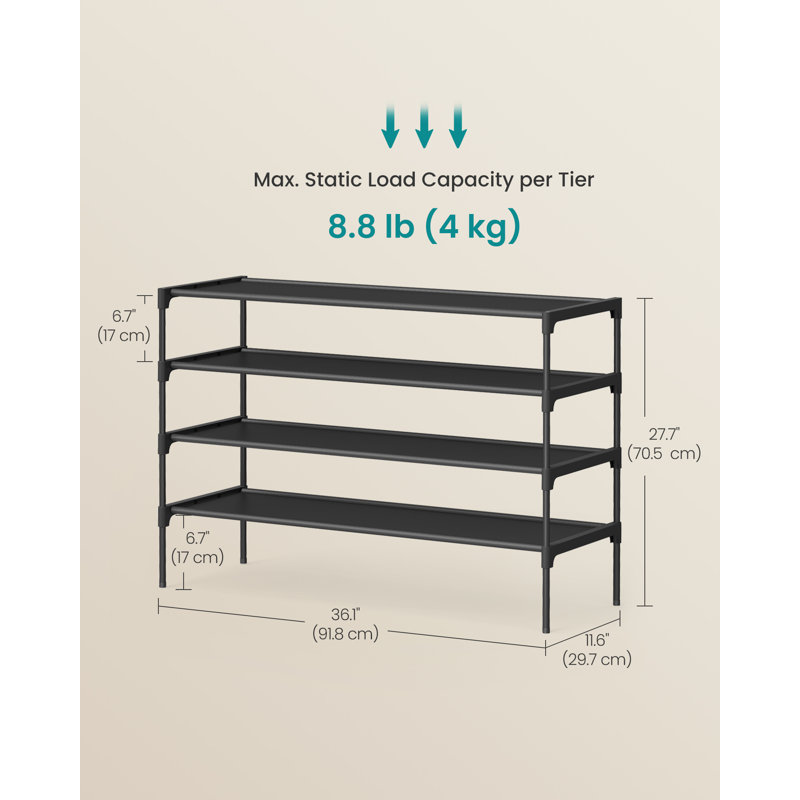 20 Pair Stackable Shoe Rack