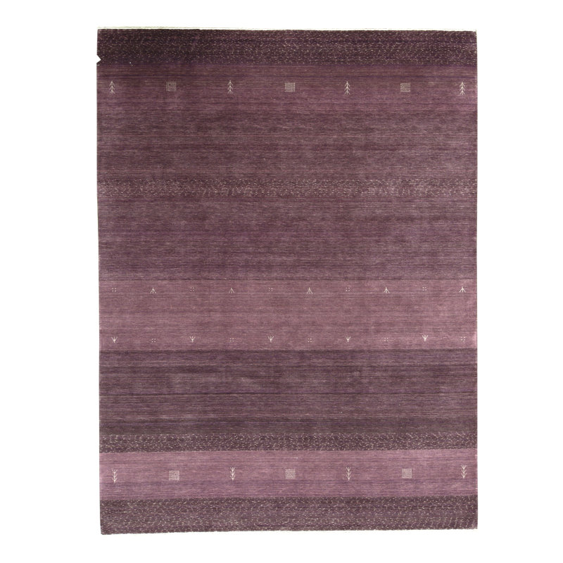 Gabbeh Wool Striped Area Rug