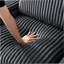 71"  Sofa Plush Corduroy Square Storage Armrest USB Port-18394115