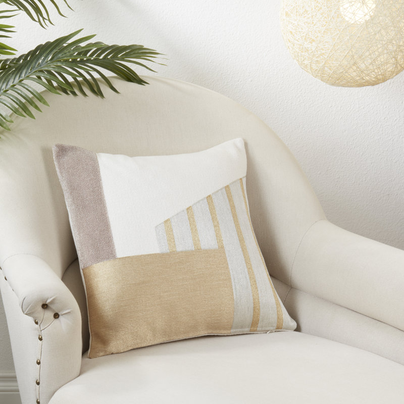 Coussin en coton Senara, Duvet
