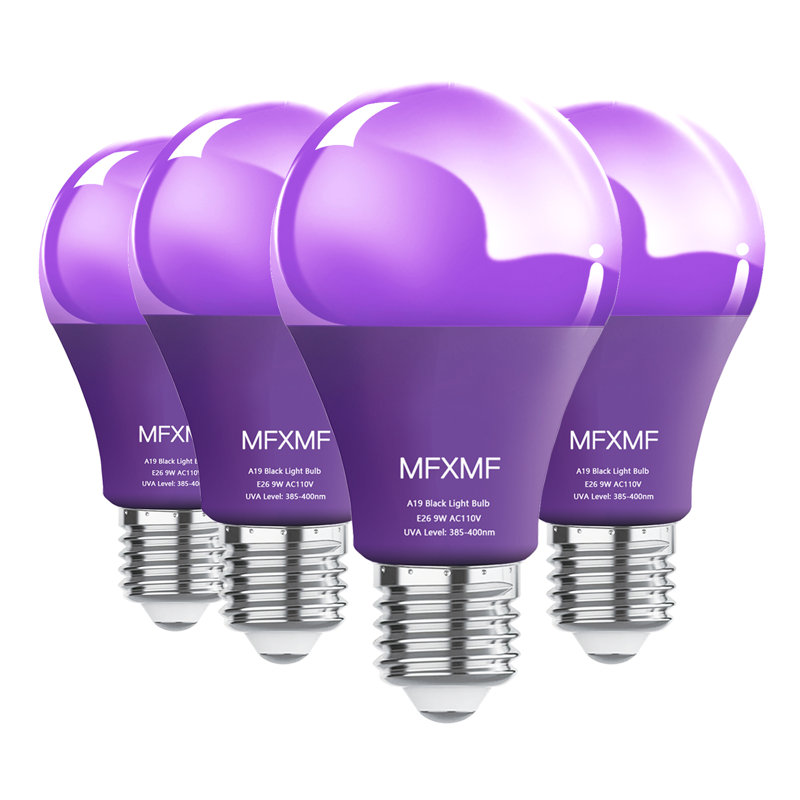 UV Black Light Bulbs 4 Pack, 4 Packs