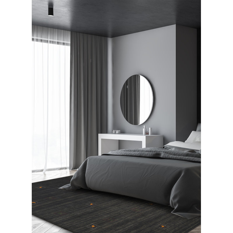 Kashkuli Gabbeh Grey Rug 5'2" x 7'10"