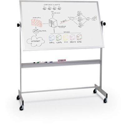 Deluxe MooreCo Cork and High Pressure Laminate Freestanding Combination Board