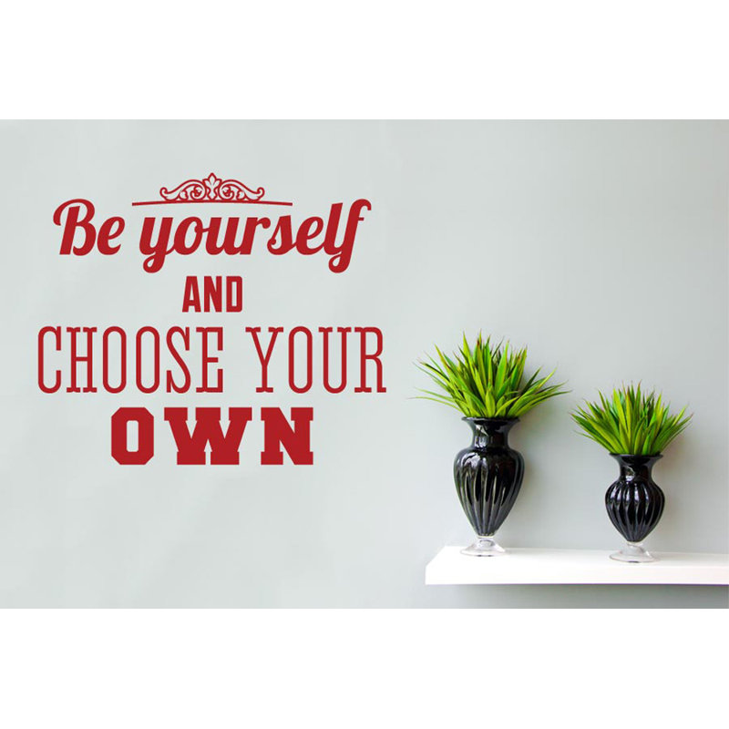 Wall Decal, Dark Red, Medium