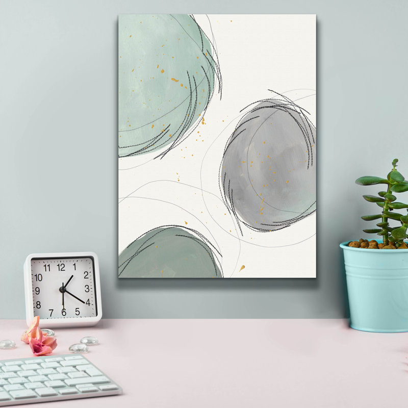 «Encircled Orbits I» par Regina Moore, H 16 po x l 12 po x P 0,75 po