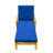 Acacia Wood Adjustable Backrest Outdoor Lounge Chair,Suitable For Gardens,Terraces,And Poolside Areas-1516432425