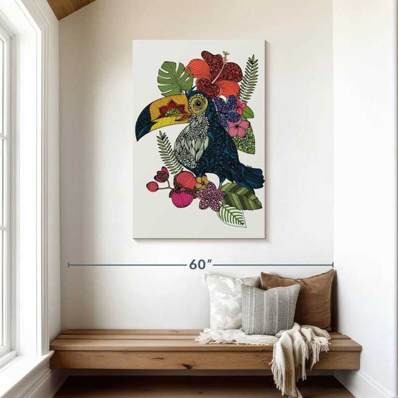 Brampt Tucan, 45" H x 30" W