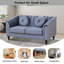 Ensemble de canapé de salon en microfibre 2 pièces-105503183