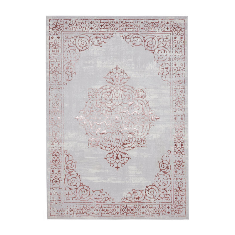 Artemis Artemis area rug Machine Woven Rectangle Rose, Rectangle 80 x 150cm