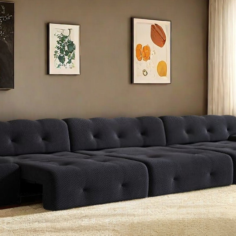 Canapé électrique haut de gamme de luxe luxueux, H 31,49 po x l 115,35 po x P 45,27 po, 3