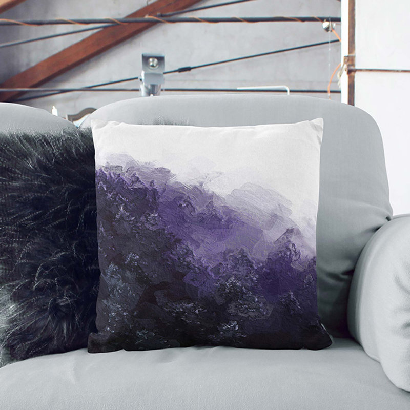Abstract Square Throw Cushion, 55cm H x 55cm W x 20cm D